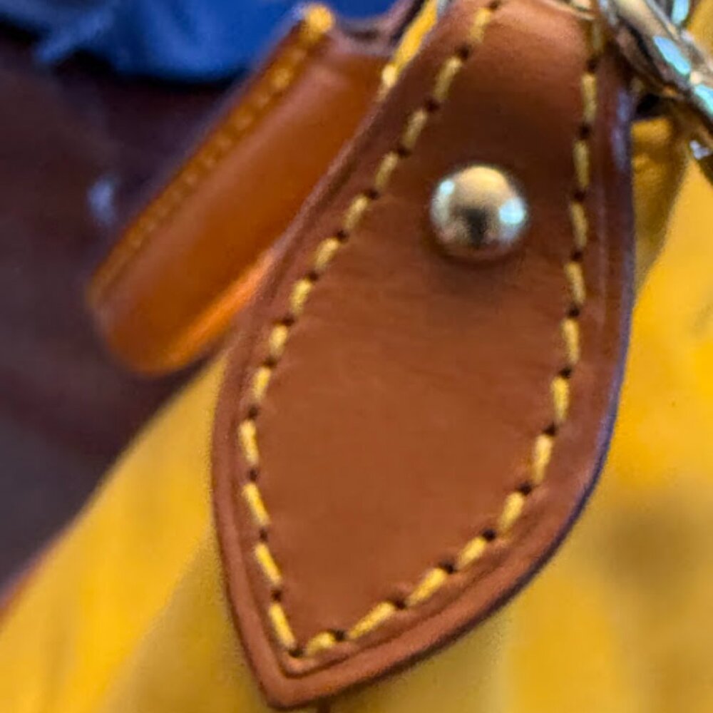 Dooney & Bourke Florentine Leather & Nylon satchel/crossbody bag - Picture 6 of 13